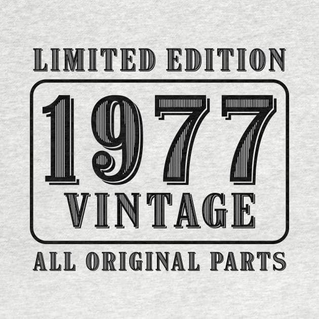 All original parts vintage 1977 limited edition birthday by colorsplash